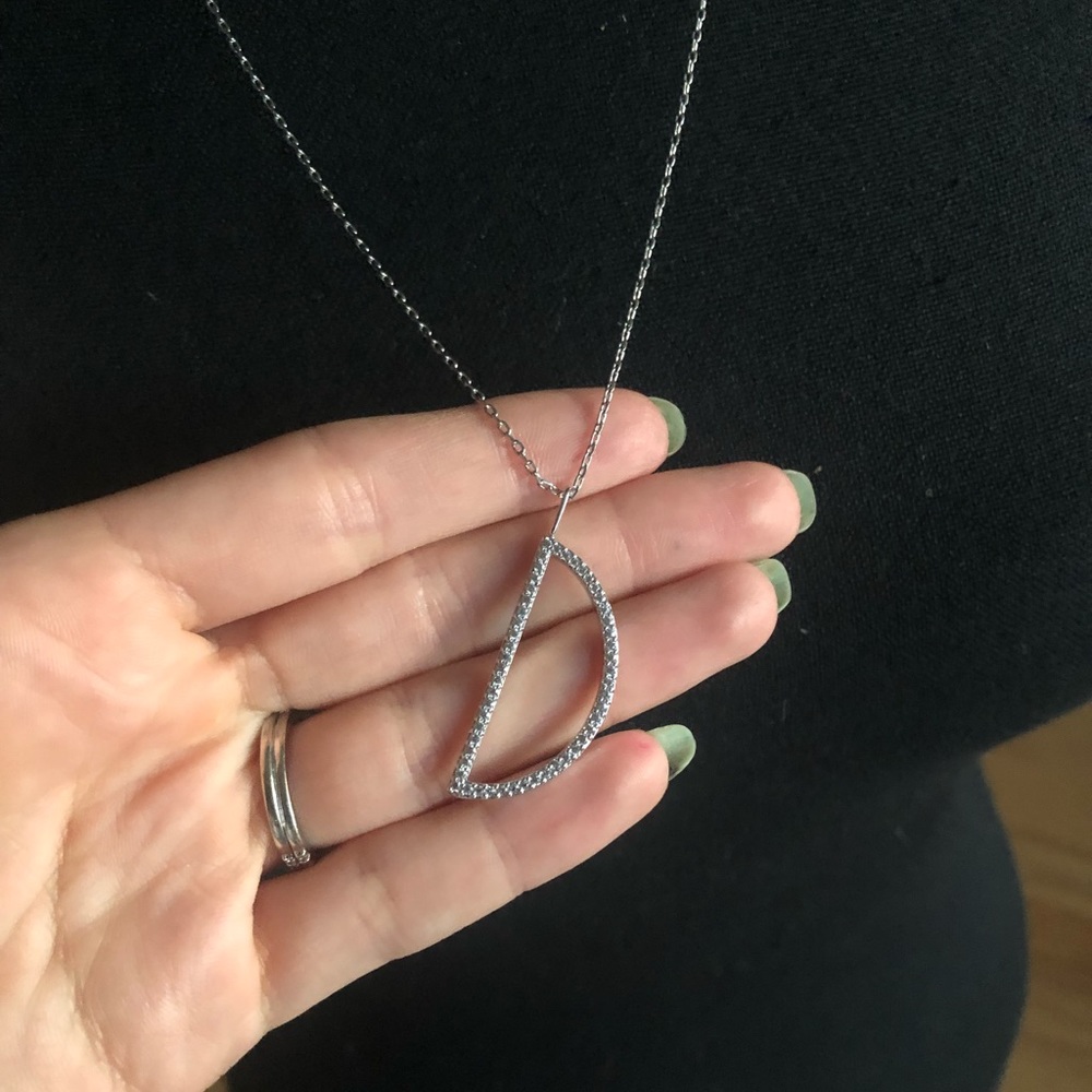 Henri Bendel Monogram D necklace